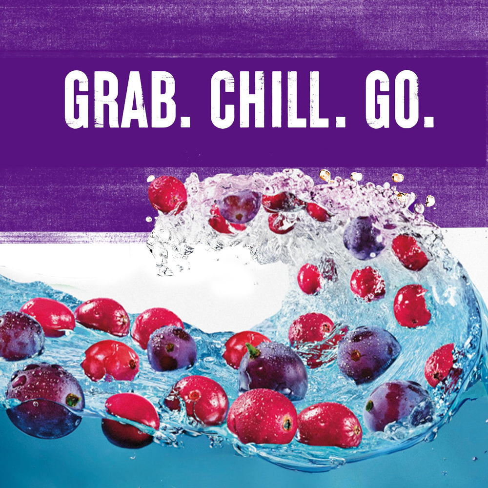 Ocean Spray Cran-Grape on-the-go with easy grab-and-go form factor.