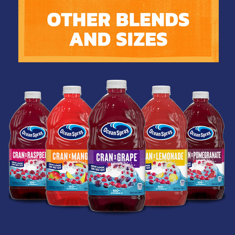 Ready-to-pour Ocean Spray Cran-Mango offers convenient hydration on the go