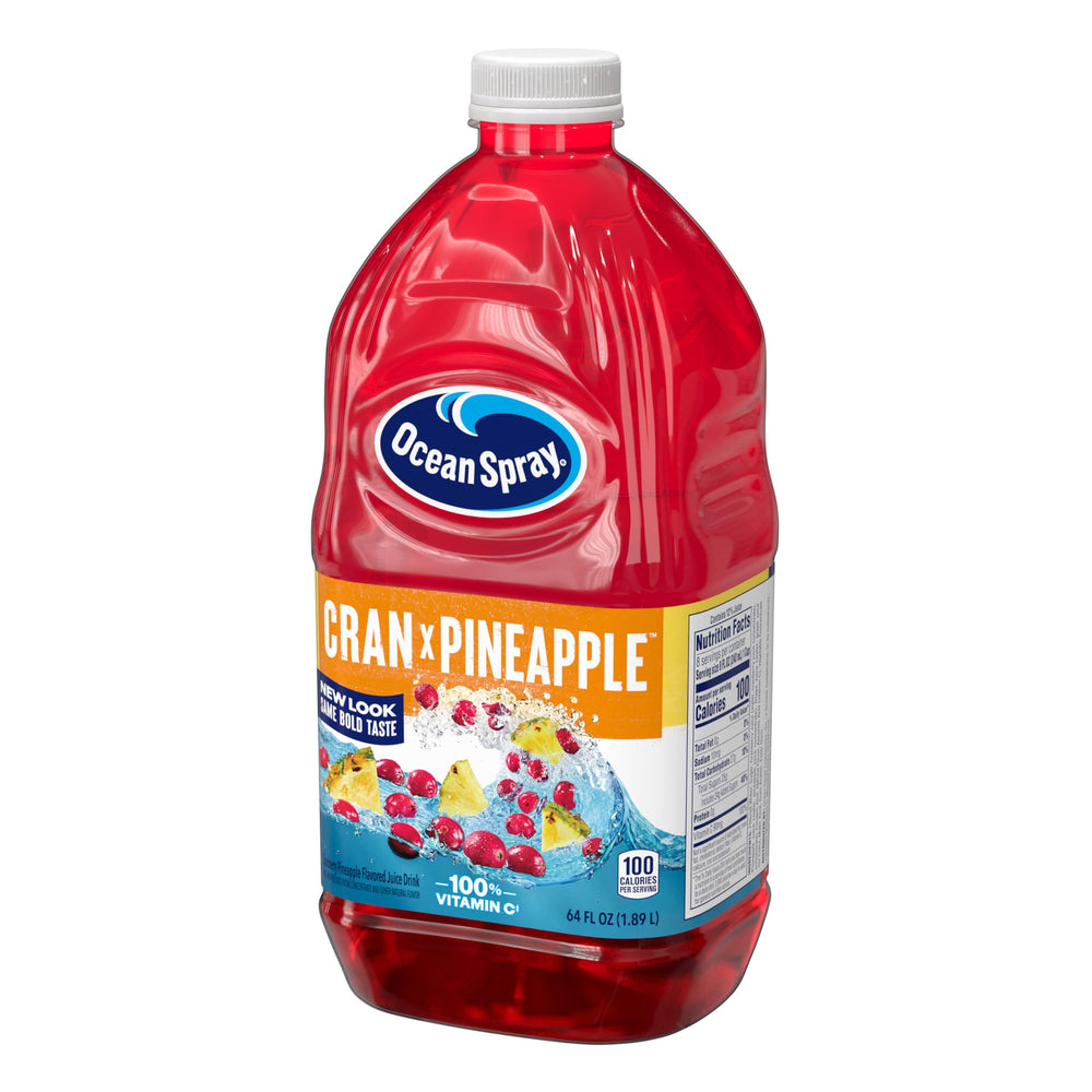 Ocean Spray Cran-Pineapple bottle used as cocktail mixer