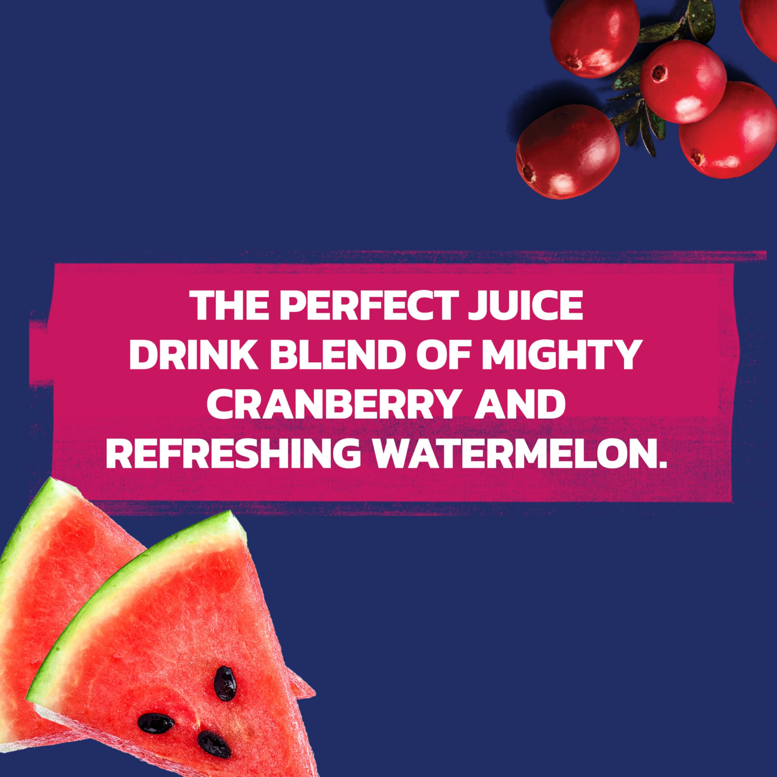 Ocean Spray Cran-Watermelon bottle with glass and garnish ideas
