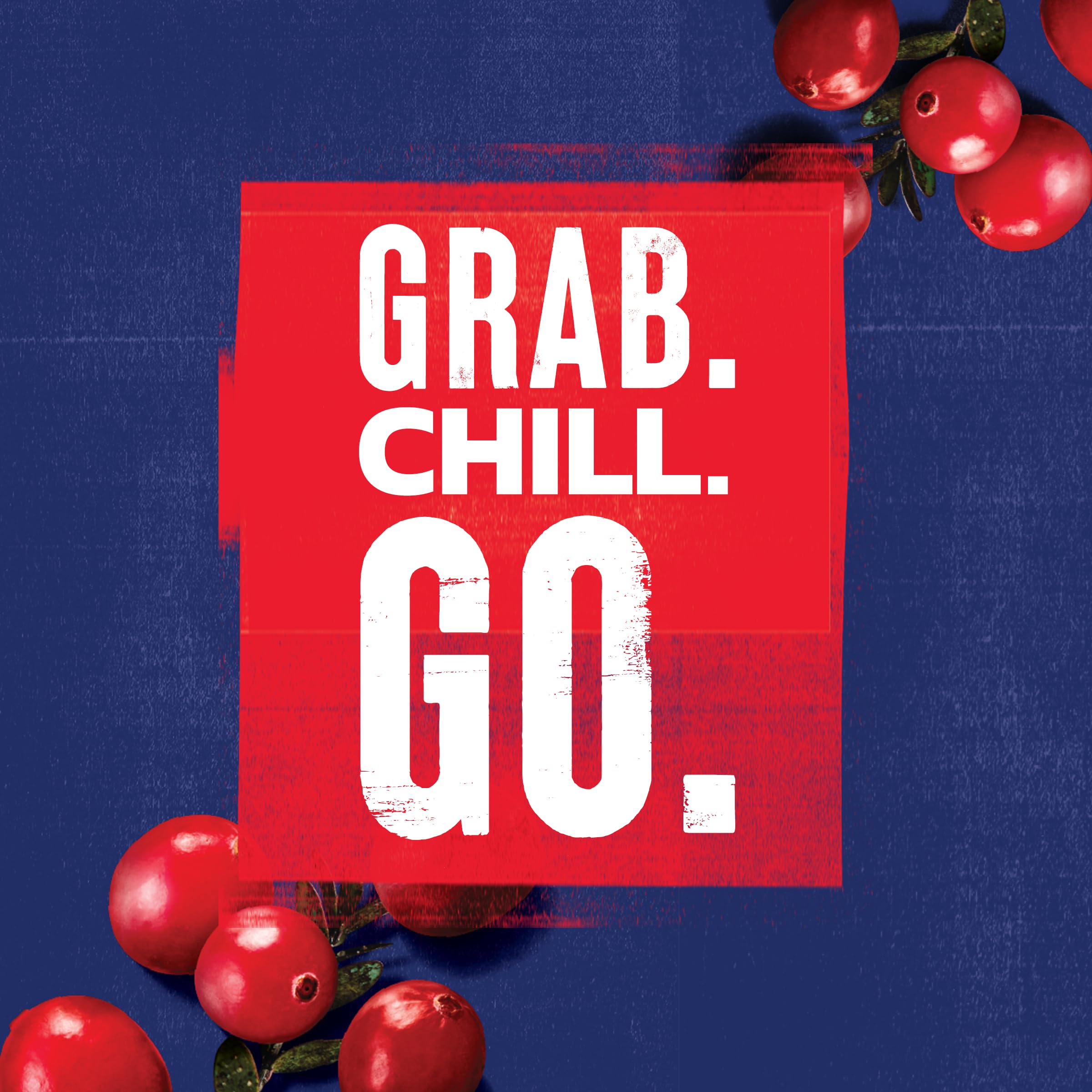 Cooler-ready Ocean Spray Cranberry Juice Cocktail pack for outdoor adventures.
