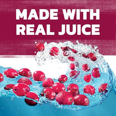 Pantry/fridge storage scene with Ocean Spray Cranberry Juice Cocktail for easy access.