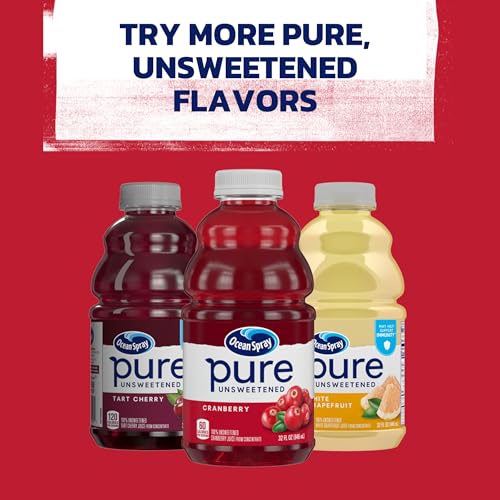 Ocean Spray cranberry juice paired with sparkling water.
