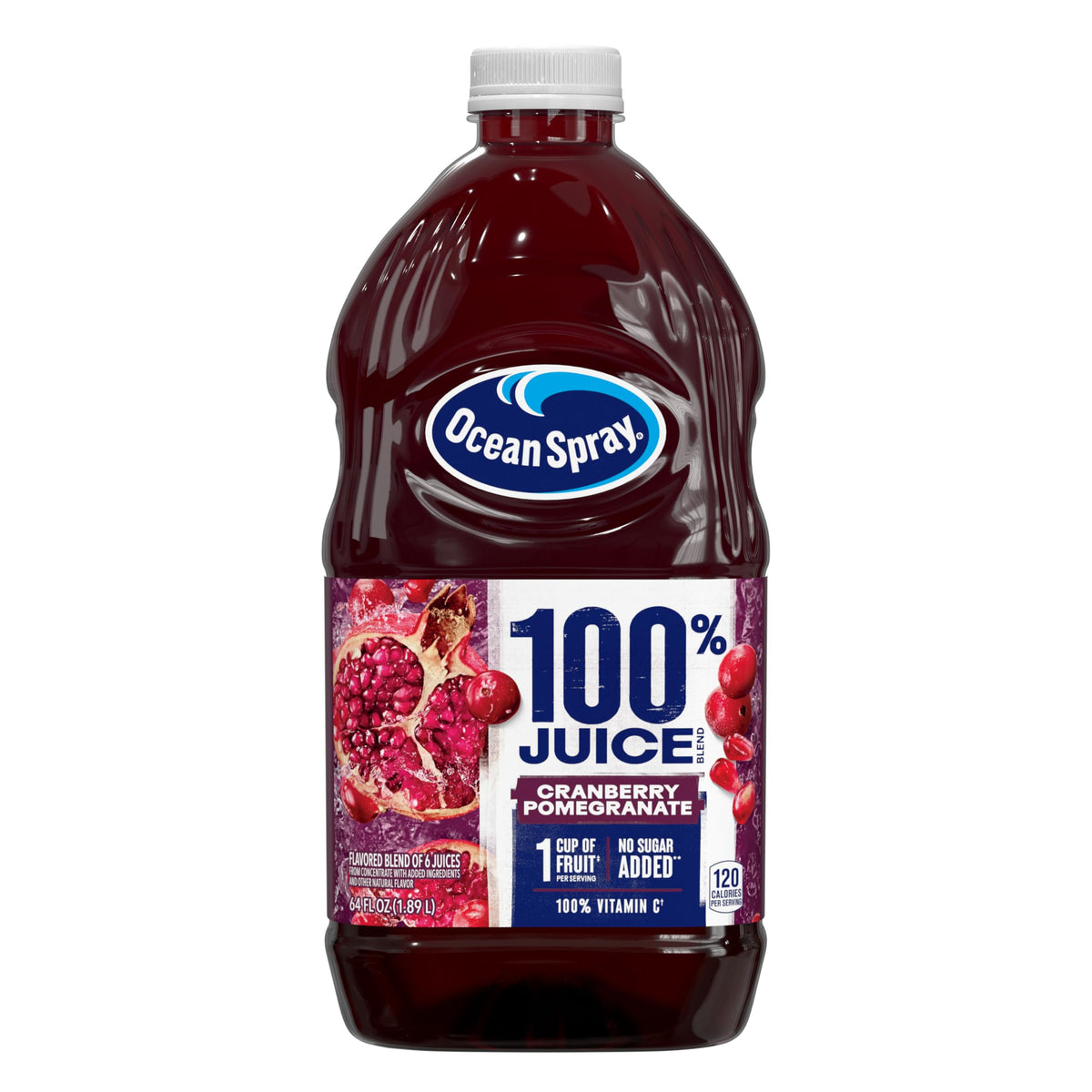 Ocean Spray Cranberry Pomegranate juice bottle for everyday refreshment.