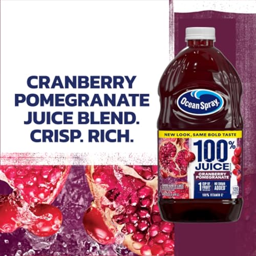 Ocean Spray cranberry-pomegranate juice as a versatile cocktail mixer.