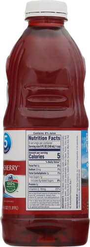 Transparent Ocean Spray Diet Cran-Cherry liquid in a glass