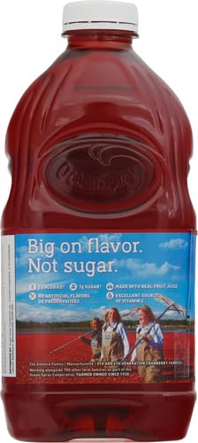 Ocean Spray Diet Cran-Cherry being poured into a glass for a refreshing low-calorie drink