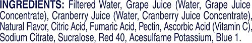 Ocean Spray Diet Cran-Grape being poured into a glass for a refreshing mocktail