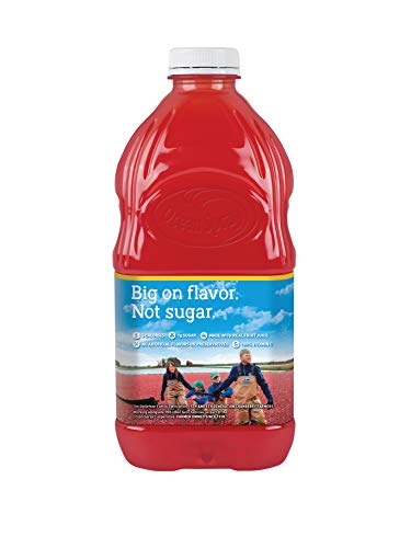 Ocean Spray Diet Cran-Pineapple label highlights real fruit juice.