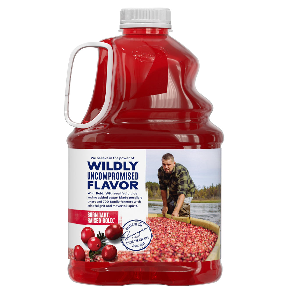 Ocean Spray Diet Cranberry Juice Drink close-up cranberries highlight bright fruit notes.