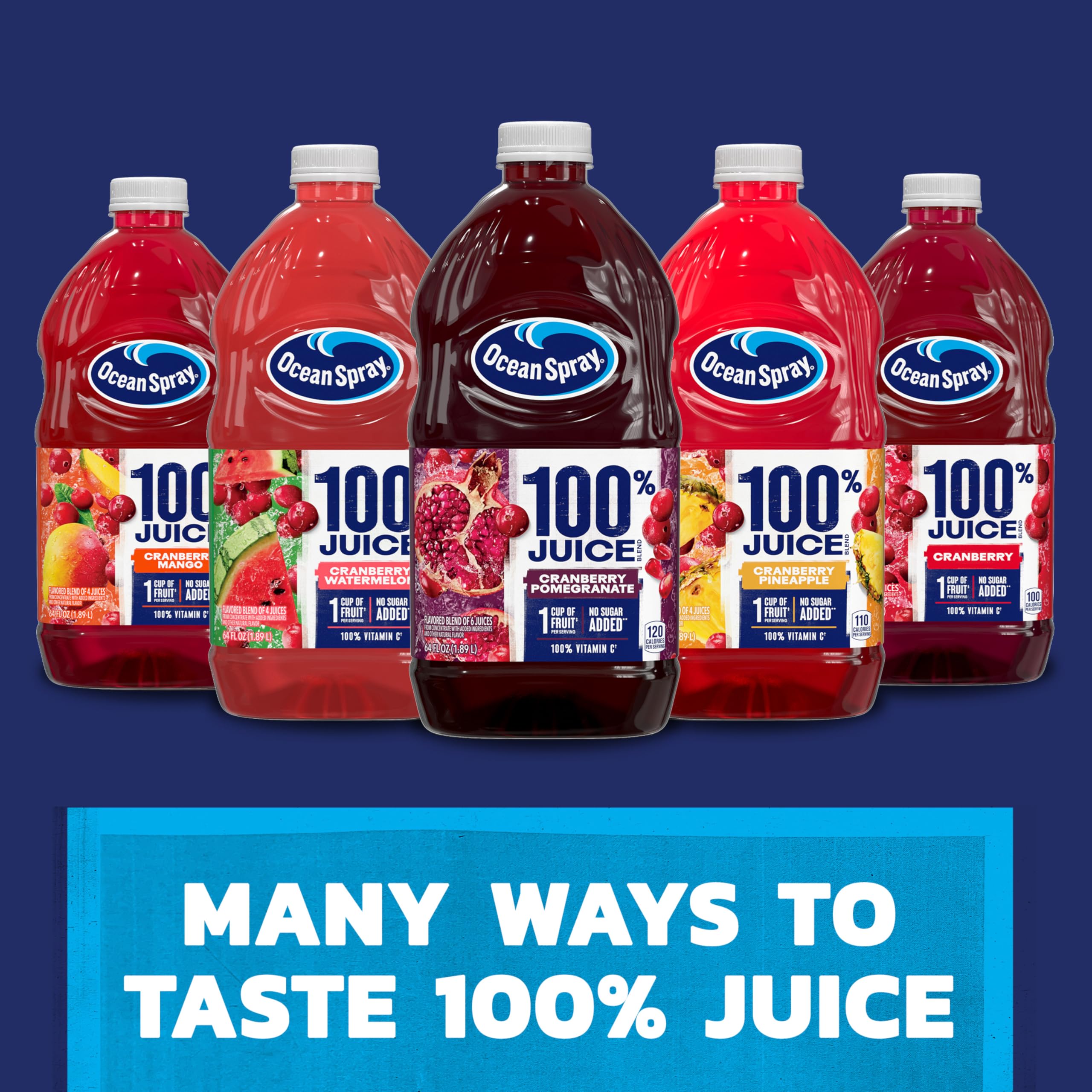 Blended from four real fruit juices for depth and brightness.
