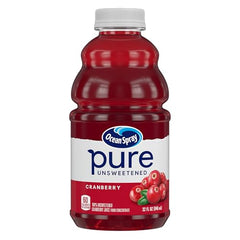 Ocean Spray Cranberry juice glass shows vibrant tartness ideal for smoothies.