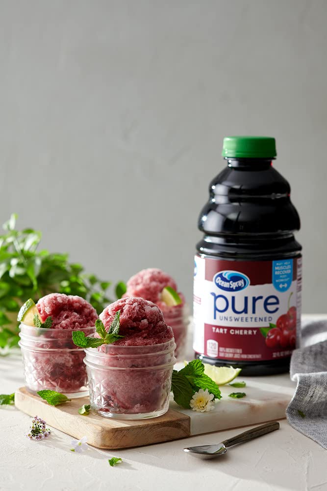 Ocean Spray Tart Cherry juice frozen into ice pops
