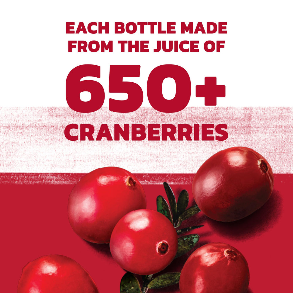Ocean Spray Unsweetened Cranberry juice label shows no artificial flavors or preservatives.