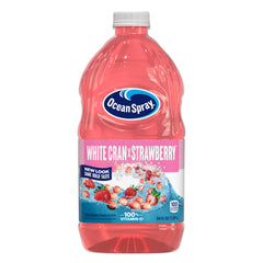 Ocean Spray White Cran-Strawberry bottle pour for quick, refreshing hydration.