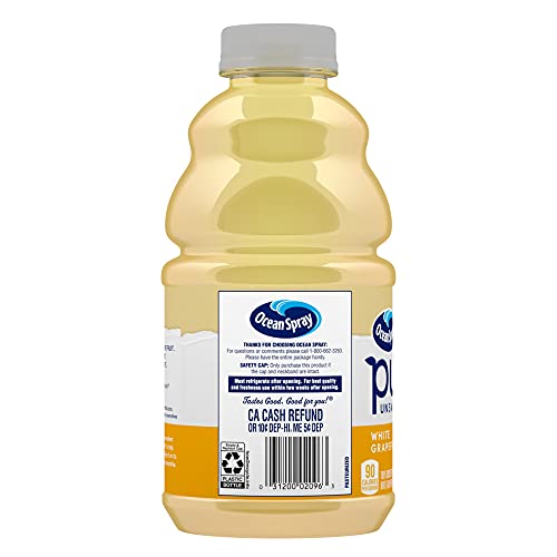 Frozen Ocean Spray white grapefruit juice pops for a refreshing treat.
