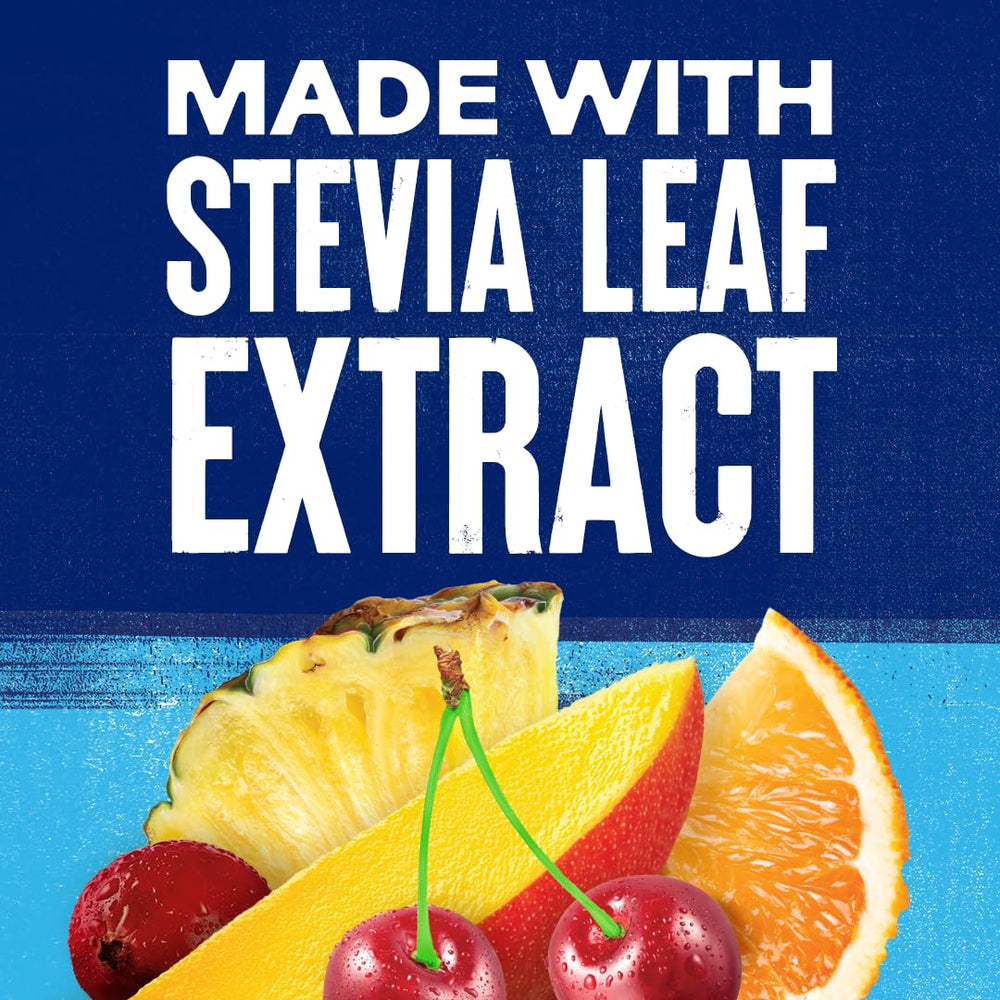 Ocean Spray ZERO Sugar Tropical Punch used as a zero sugar mixer for parties.