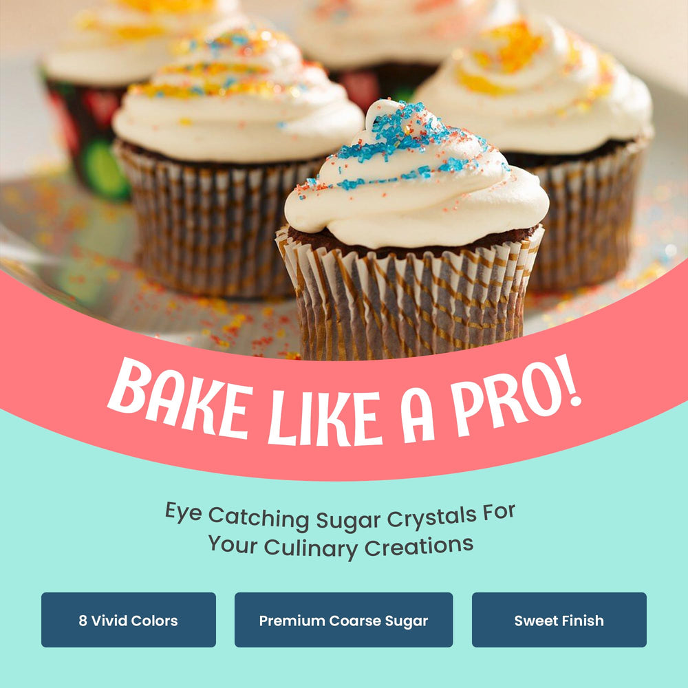 O'Creme sugar crystals resist melting for stable glazes and frostings.