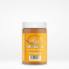 Octonuts Churro Cashew Butter swirled into oatmeal for protein-rich indulgence.