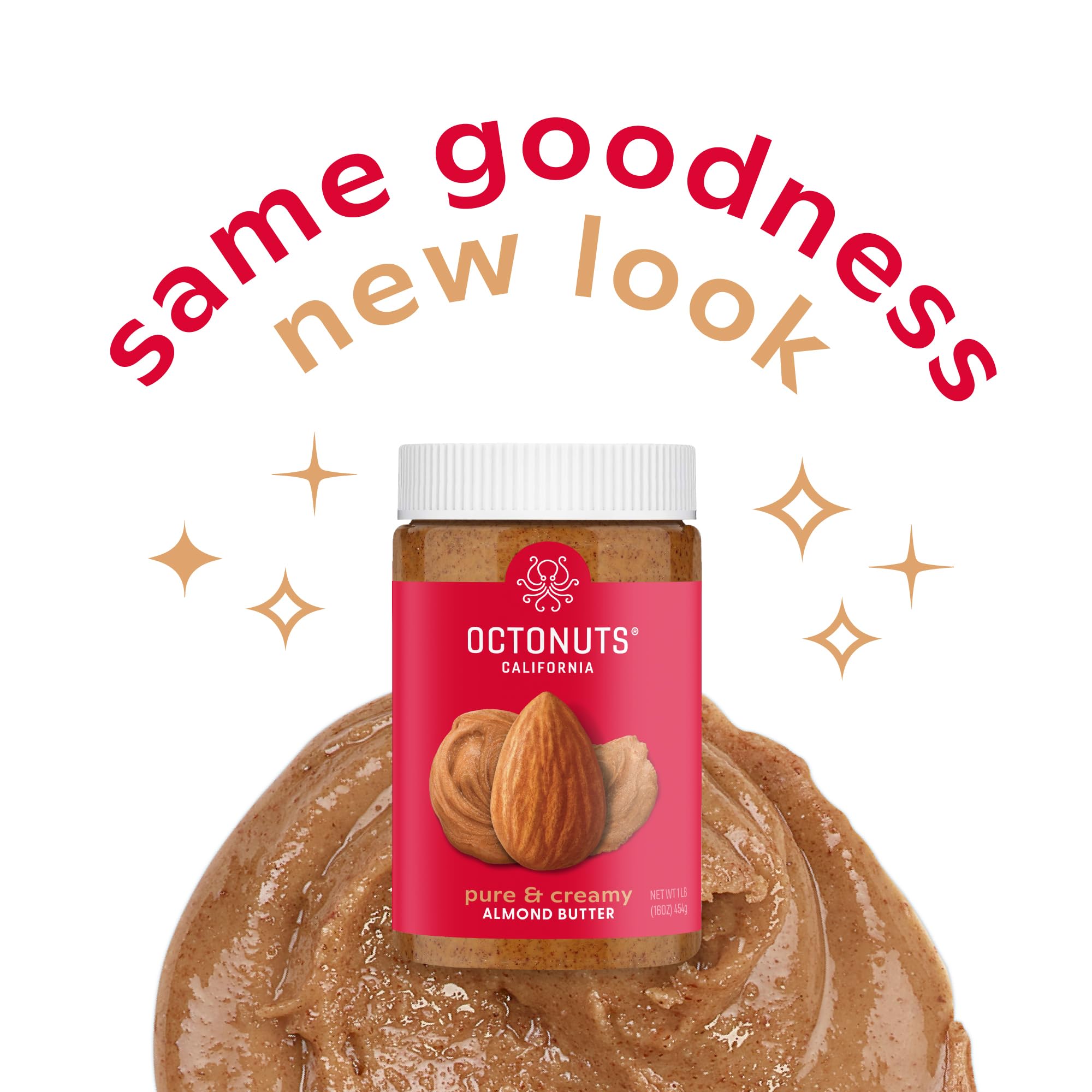 Octonuts family-farm almonds convey natural flavor and quality.
