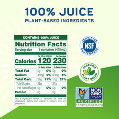 ODWALLA Green Juice being poured to reveal crisp, balanced flavor.