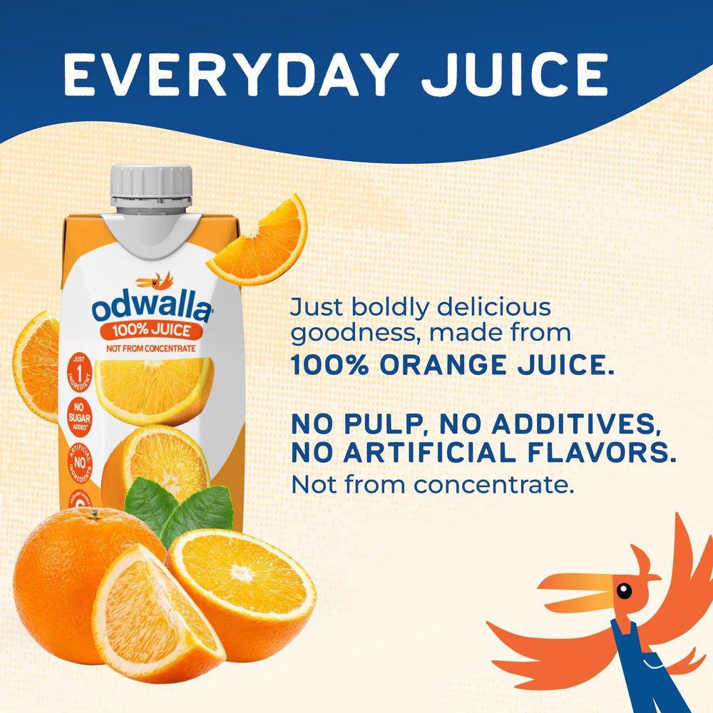 ODWALLA smoothie idea with orange juice splash