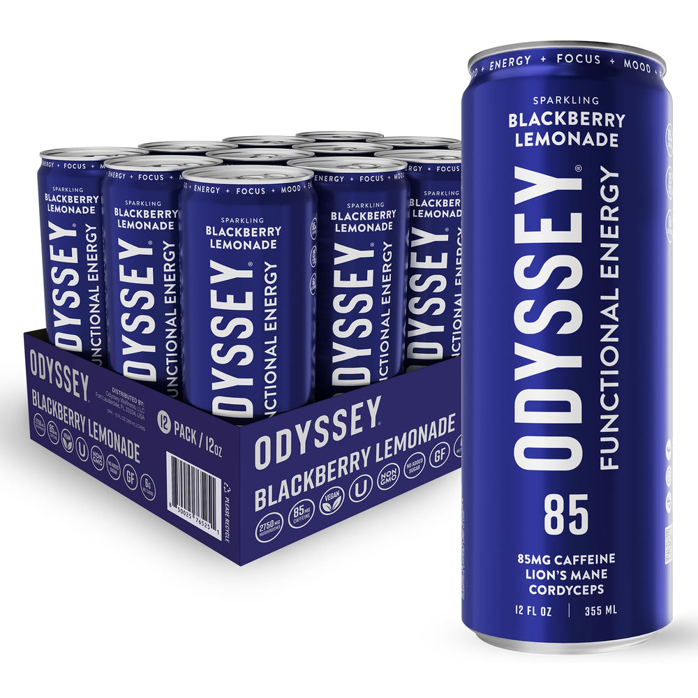 Odyssey Elixir balance bottle front shows crisp energy for focus