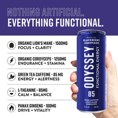 Odyssey Elixir balance bottle pour captures mid-pour into a glass