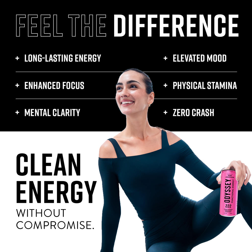 Colorful Odyssey Elixir flavor lineup for a refreshing energy boost