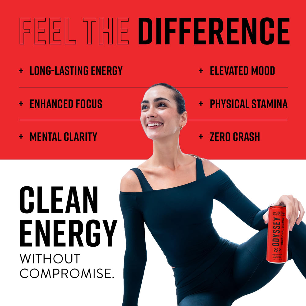 Odyssey Elixir Odyssey 222 ingredients panel lists Lion’s Mane and Cordyceps for cognitive support.