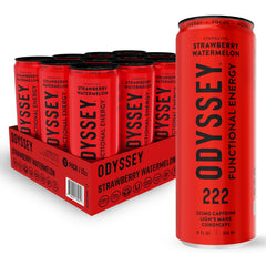Odyssey Elixir Odyssey 222 sparkling energy can boosts focus and stamina.