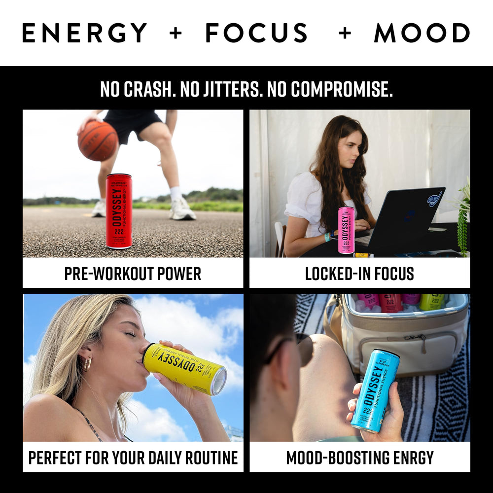 Odyssey Elixir pre-workout boost bottle ready for training sessions