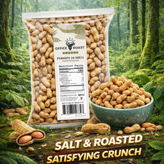 Office Roast Peanuts in Shell hand-snack, quick on-the-go energy.