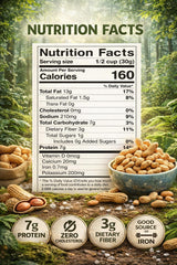 Office Roast Roasted-Salted Peanuts closeup highlights savory crunch for desk breaks.