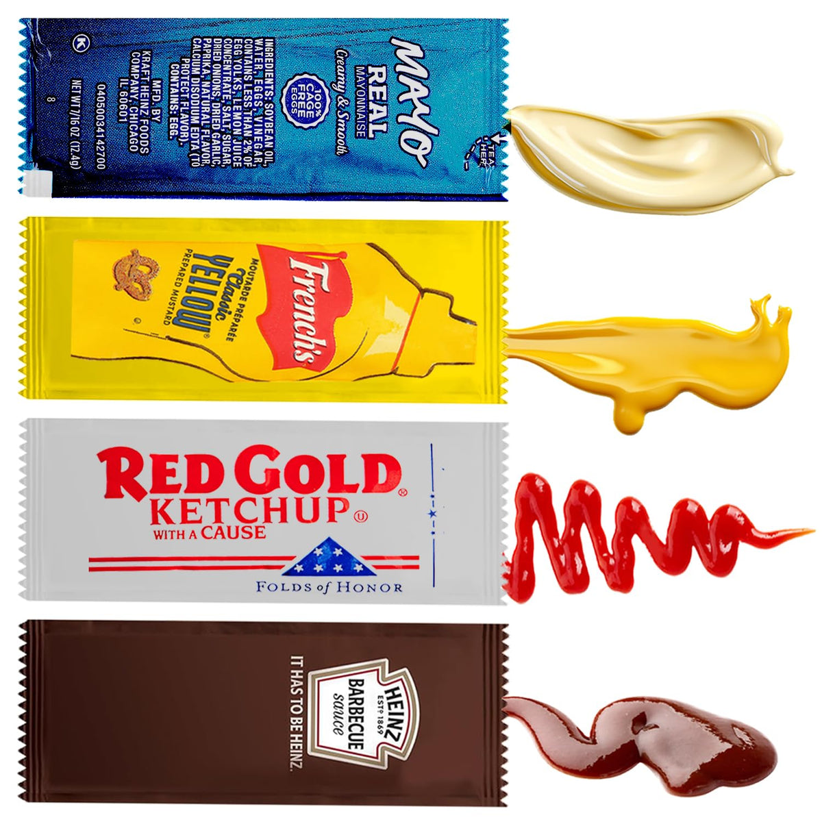 Office Roast variety pack pouches on a picnic table for easy on-the-go meals.