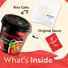 O’Food cup tteokbokki ready-to-heat in-cup serving for easy meals.