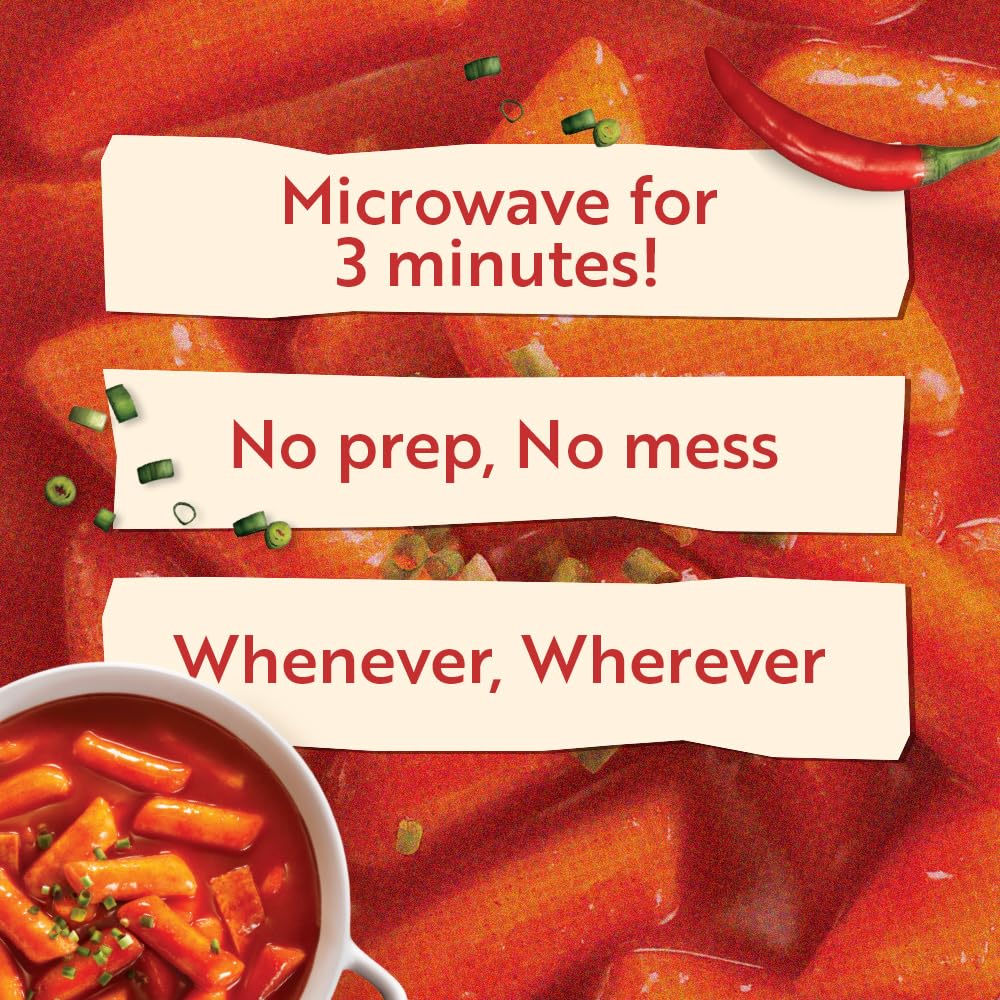 O’Food gluten-free cup tteokbokki lets you enjoy spicy flavors safely.