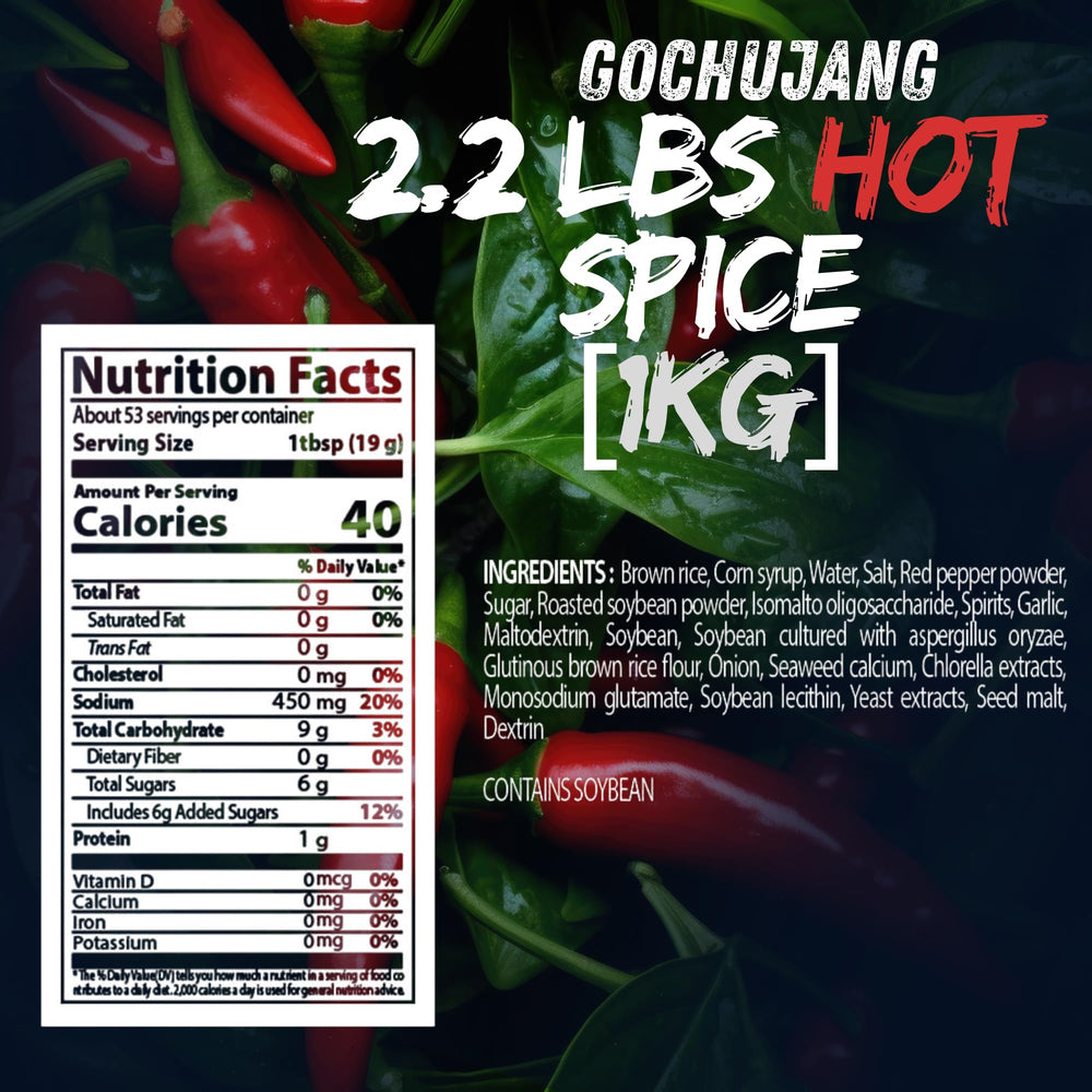 Ofood gochujang spoon-dipping shows savory-sweet aroma ideal for marinades.