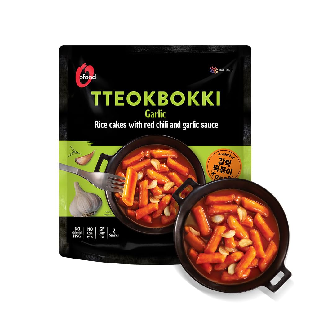 Ofood Tteokbokki Garlic bowl—bold flavor in minutes