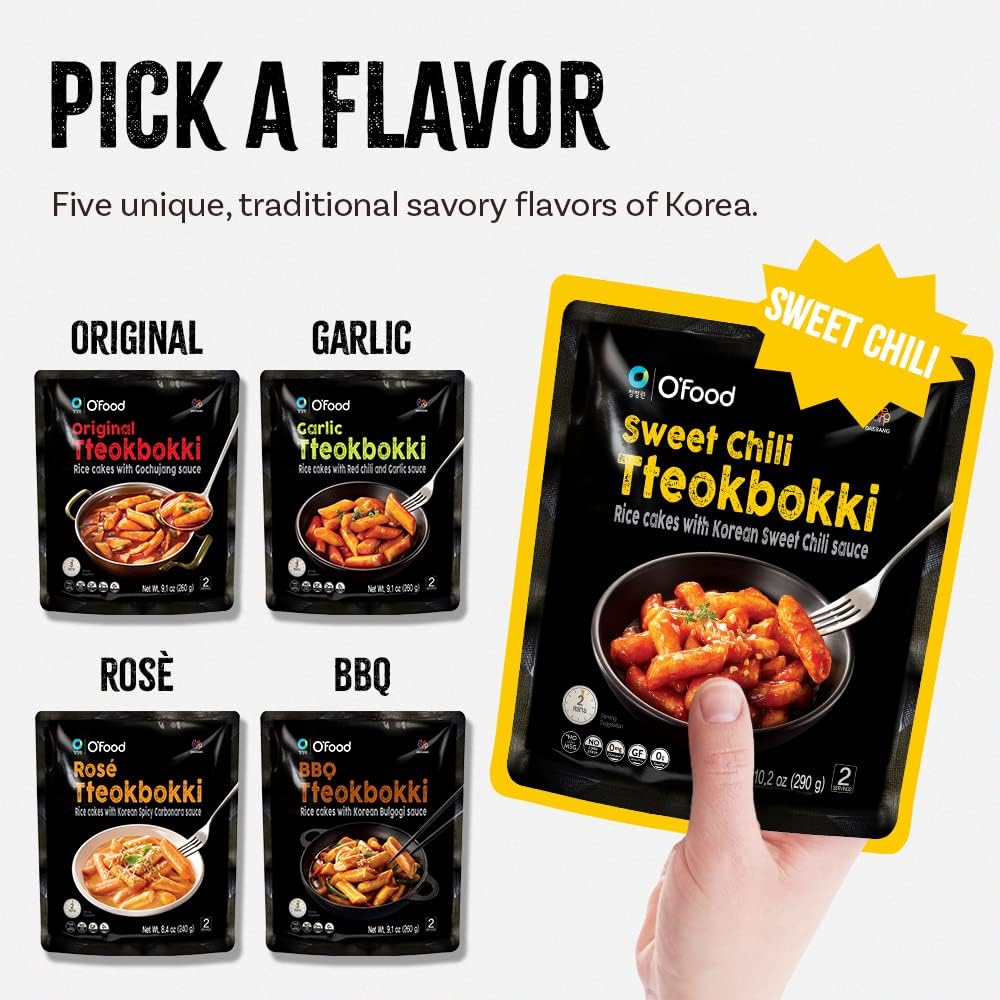 O’Food Tteokbokki ready-in-3-minutes bowl image.