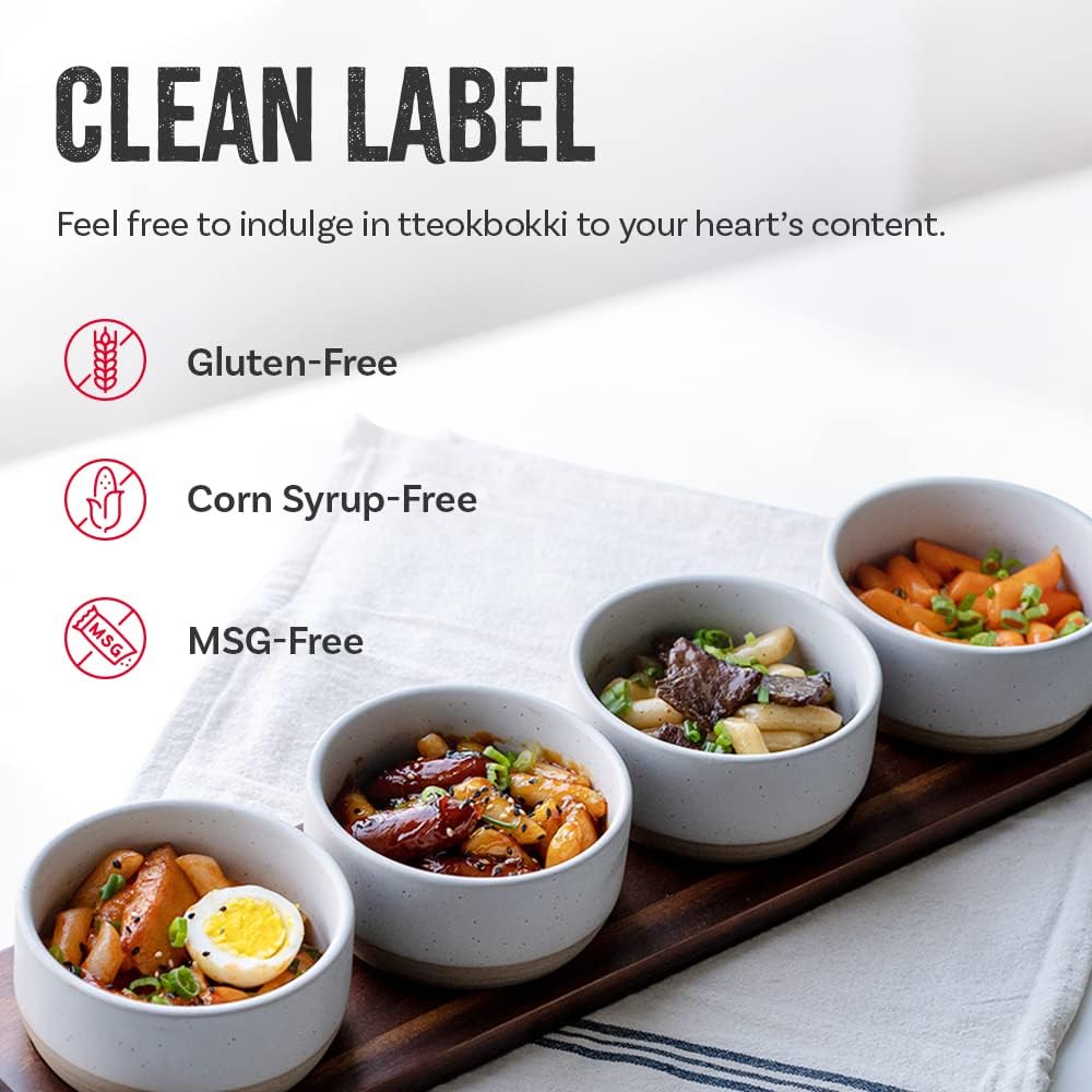Ofood Tteokbokki with scallions and egg—versatile kit for quick meals
