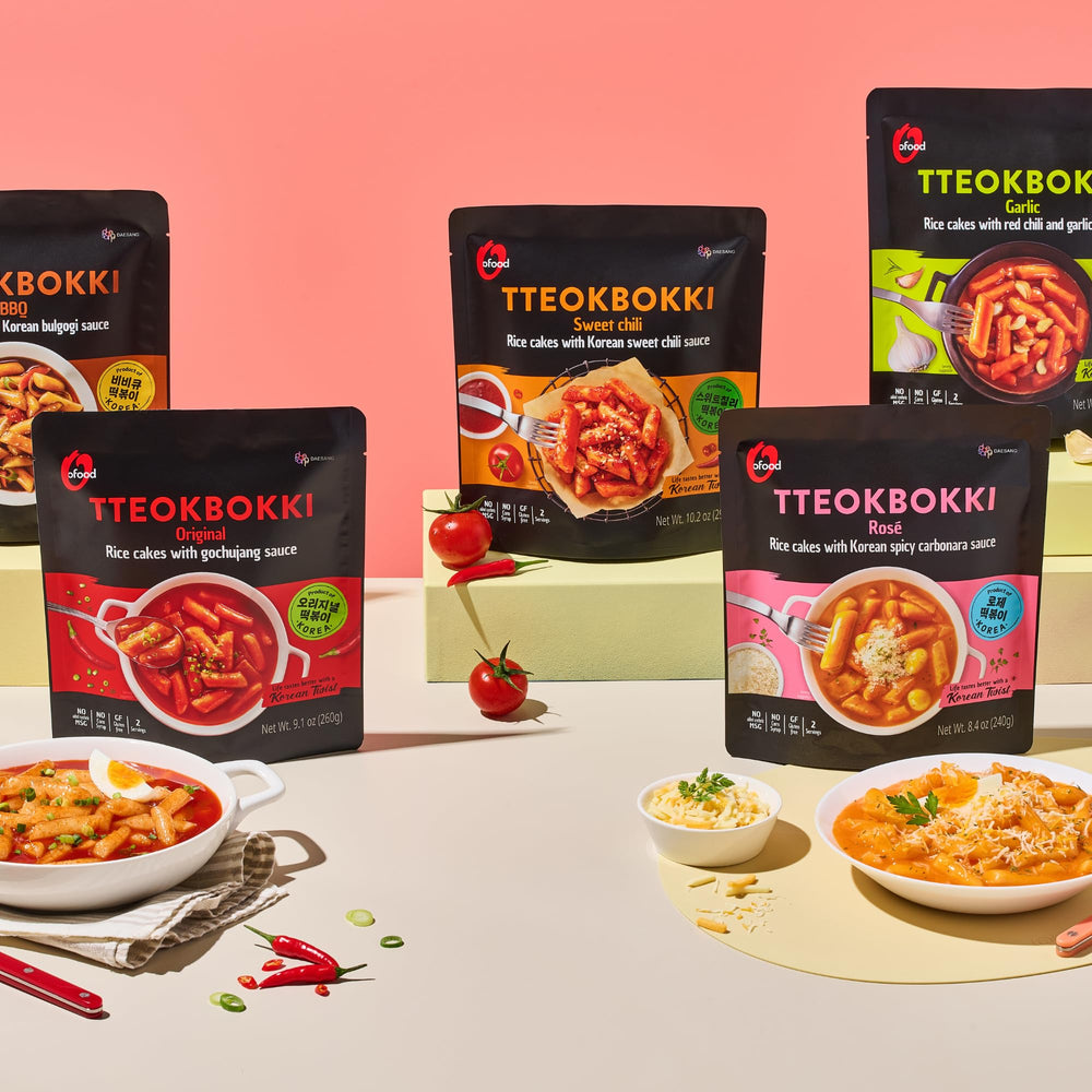 O’Food Tteokbokki with melted cheese and eggs for a cozy twist.