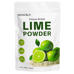 OGACRLA Lime Powder bag shows pure natural powder for beverages