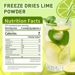 OGACRLA Lime Powder dissolves easily for quick lime flavor in drinks