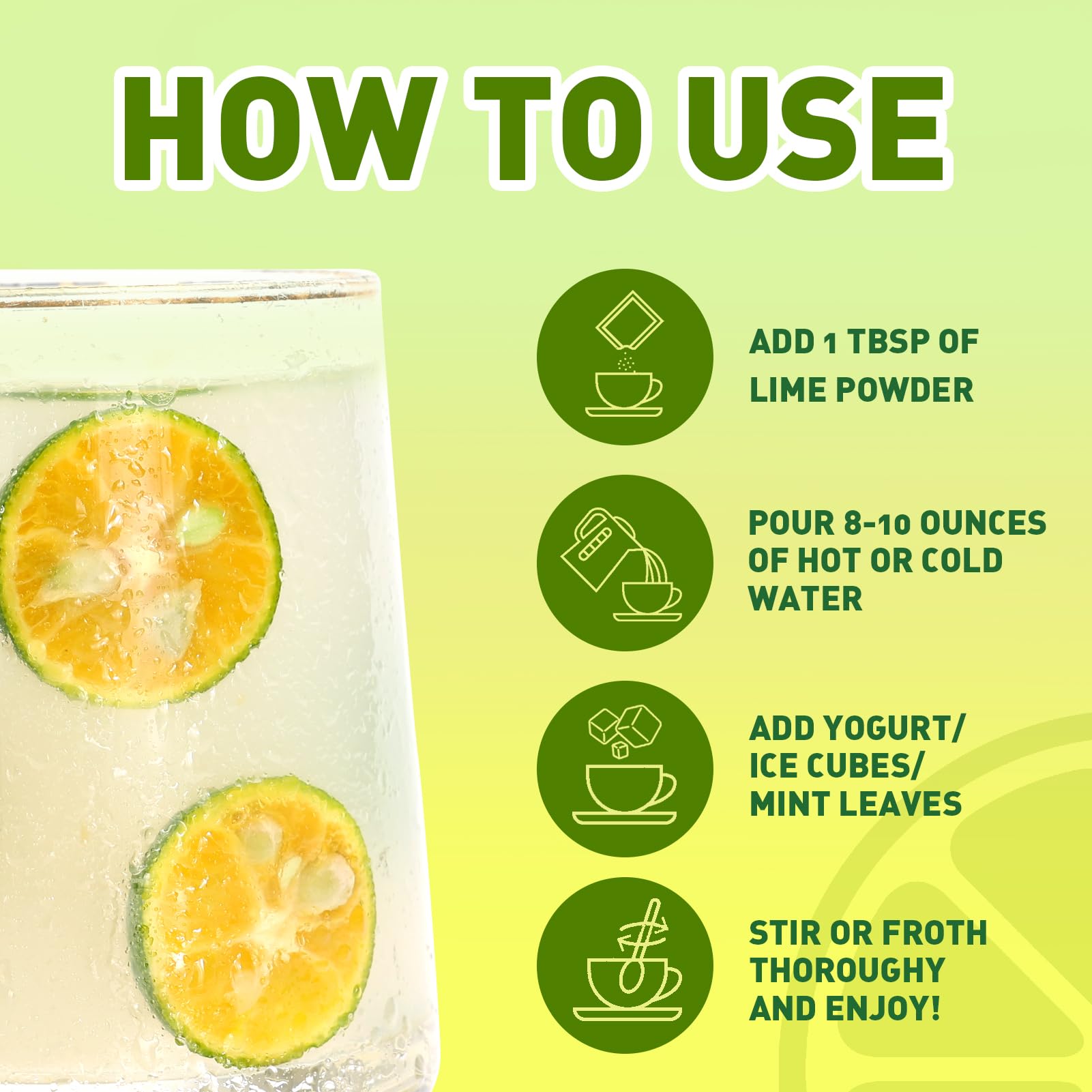OGACRLA Lime Powder with Vitamin C-rich profile boosts daily flavor