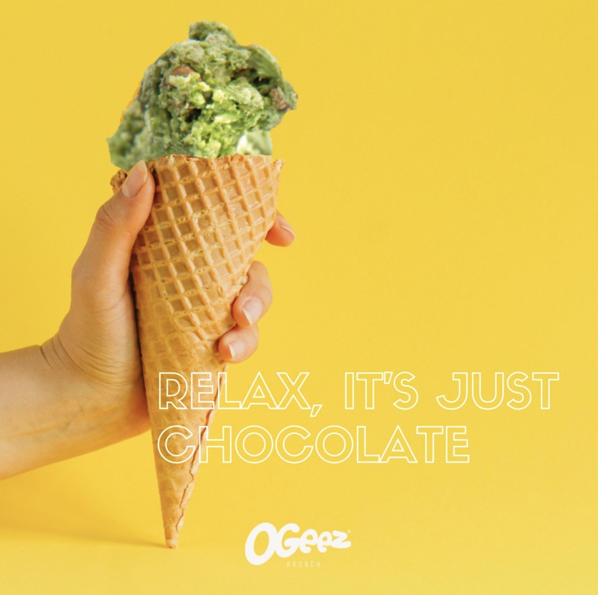 Matcha and chlorella flavors in OG Crunch chocolate