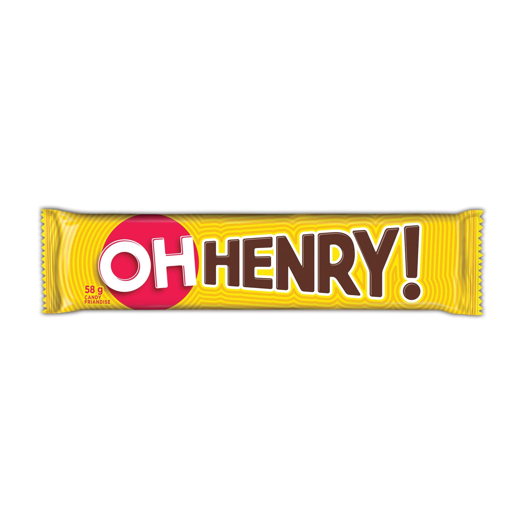 Oh Henry! bars individually wrapped for freshness during travel.