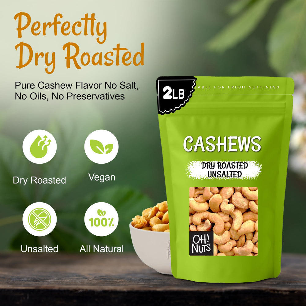 Oh! Nuts cashews ready-to-snack keto-friendly option for on-the-go.