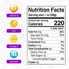 Oh! Nuts macadamia nuts oven roasted bag open image highlighting freshness
