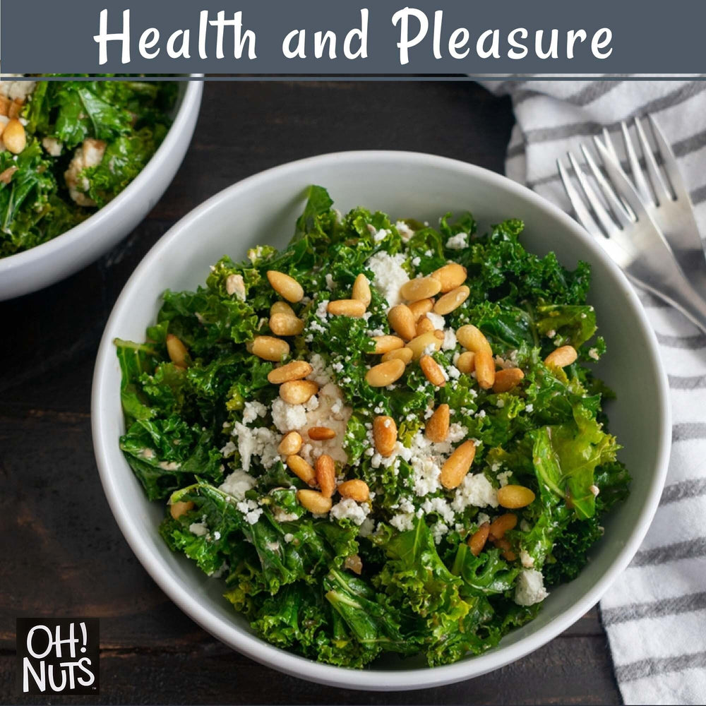 Oh! Nuts Pine Nuts dessert topping for creamy, nutty flavor